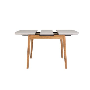 Керамічний стіл TM-87-1 травертін матовий + дуб